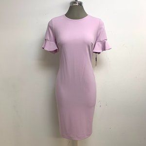 New Calvin Klein dress flutter short sleeve